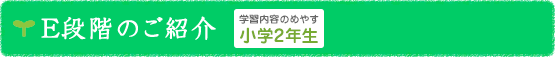 E段階のご紹介