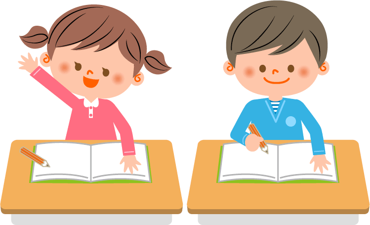 特別支援学級の学習風景