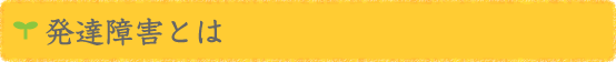 [療育55段階プログラム]　発達障害とは